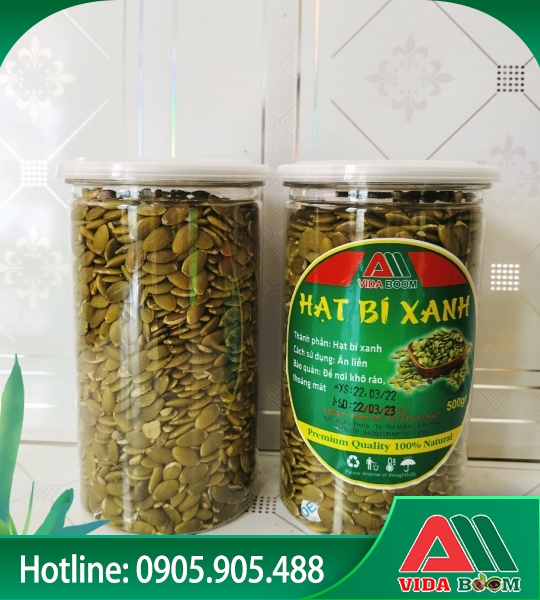Hạt Bí xanh Ấn Độ (Rang) 500gr